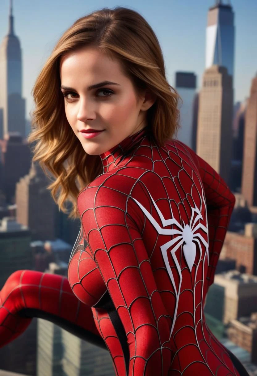 The Lovely Emma Watson as Spider Woman