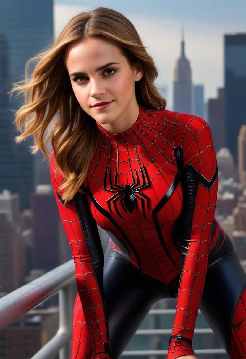 The Lovely Emma Watson as Spider Woman