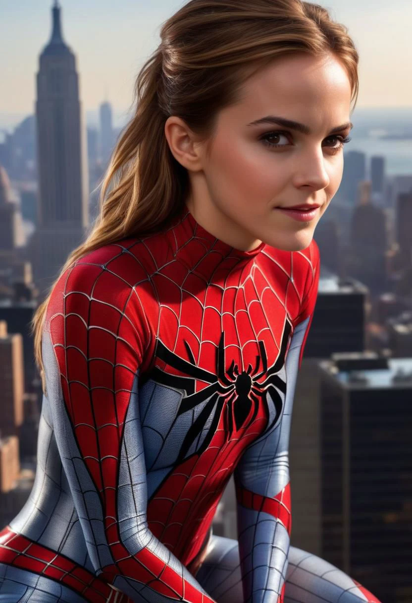 The Lovely Emma Watson as Spider Woman