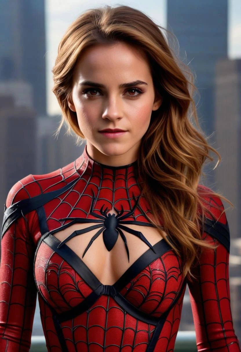 The Lovely Emma Watson as Spider Woman