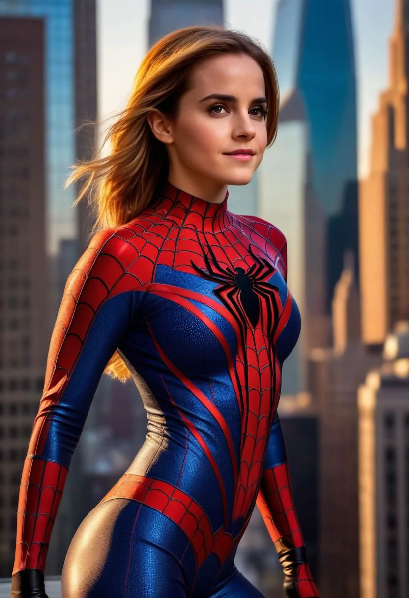 The Lovely Emma Watson as Spider Woman