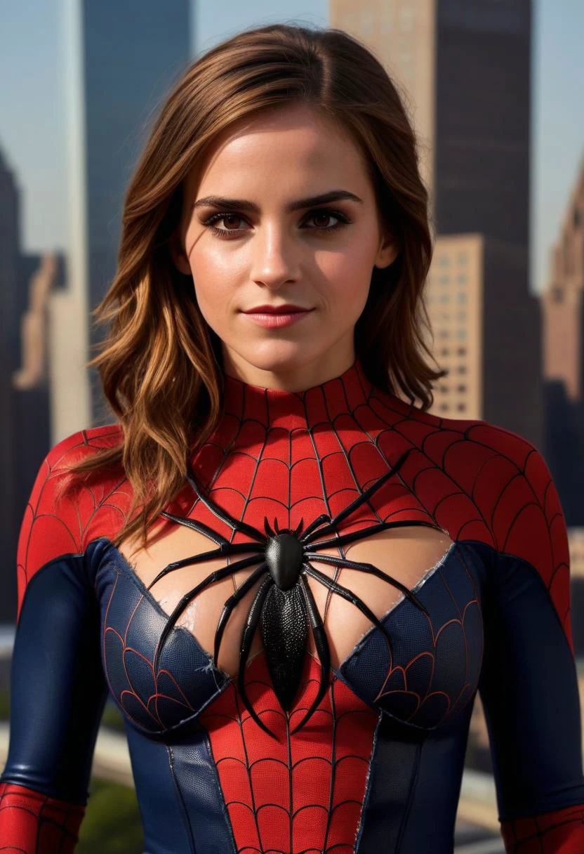 The Lovely Emma Watson as Spider Woman