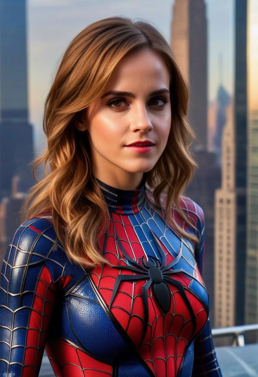 The Lovely Emma Watson as Spider Woman