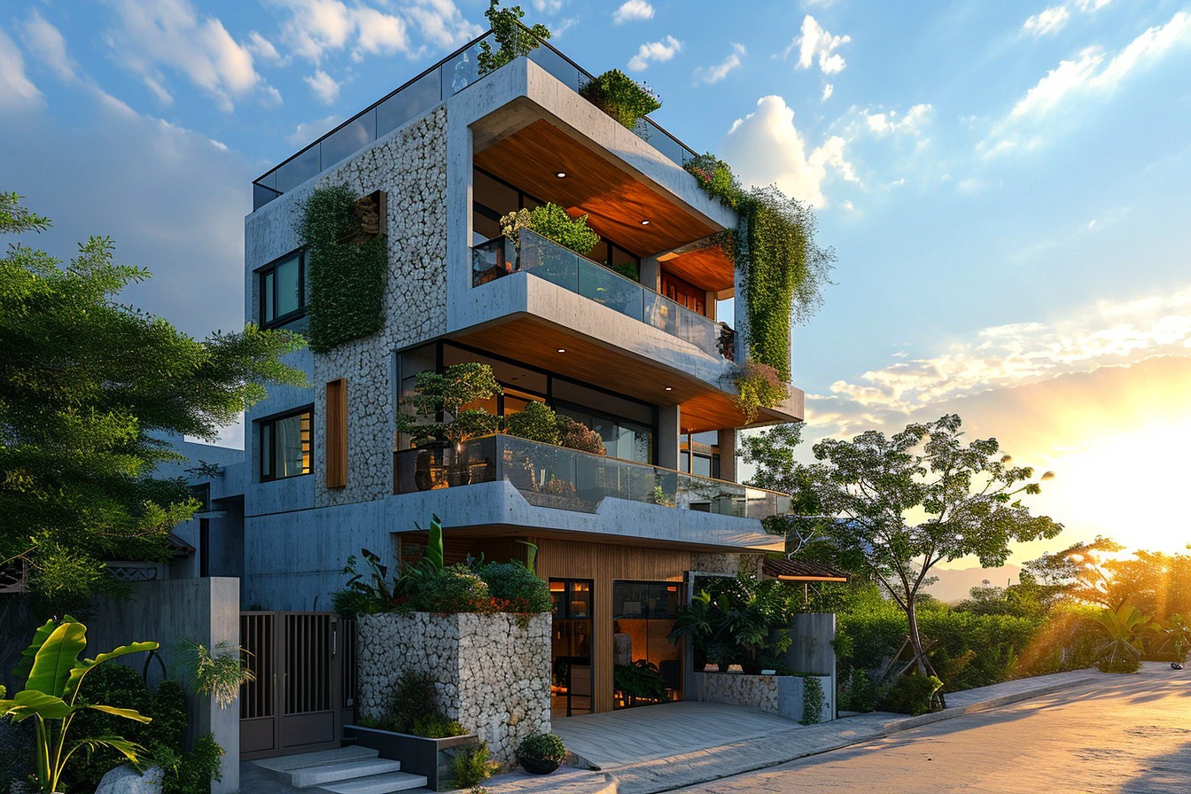 Nhà phố hiện đại