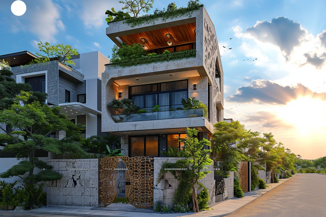 Nhà phố hiện đại