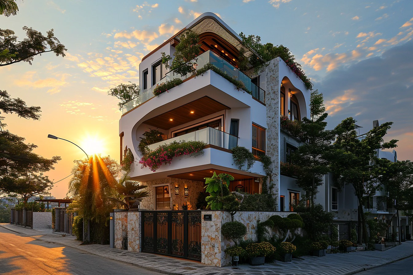 Nhà phố hiện đại