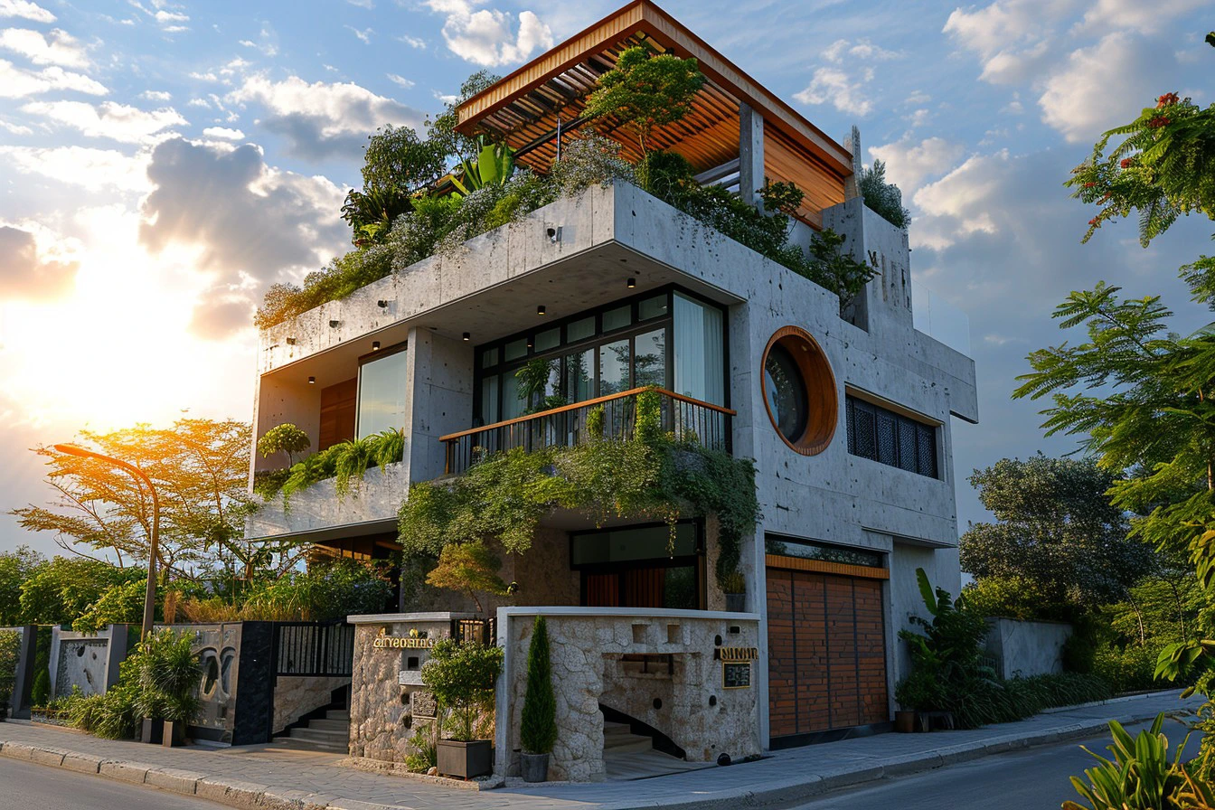 Nhà phố hiện đại