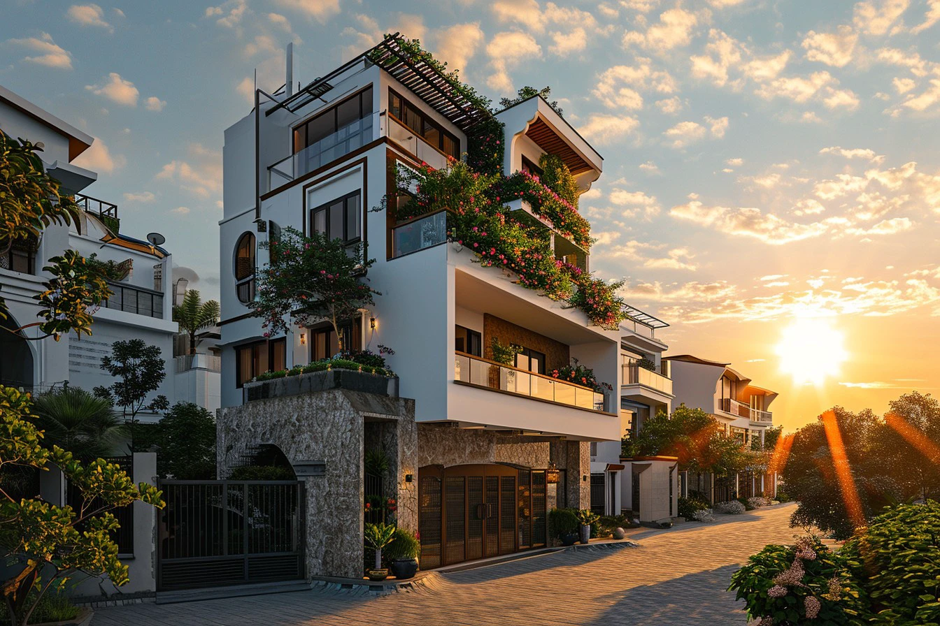 Nhà phố hiện đại