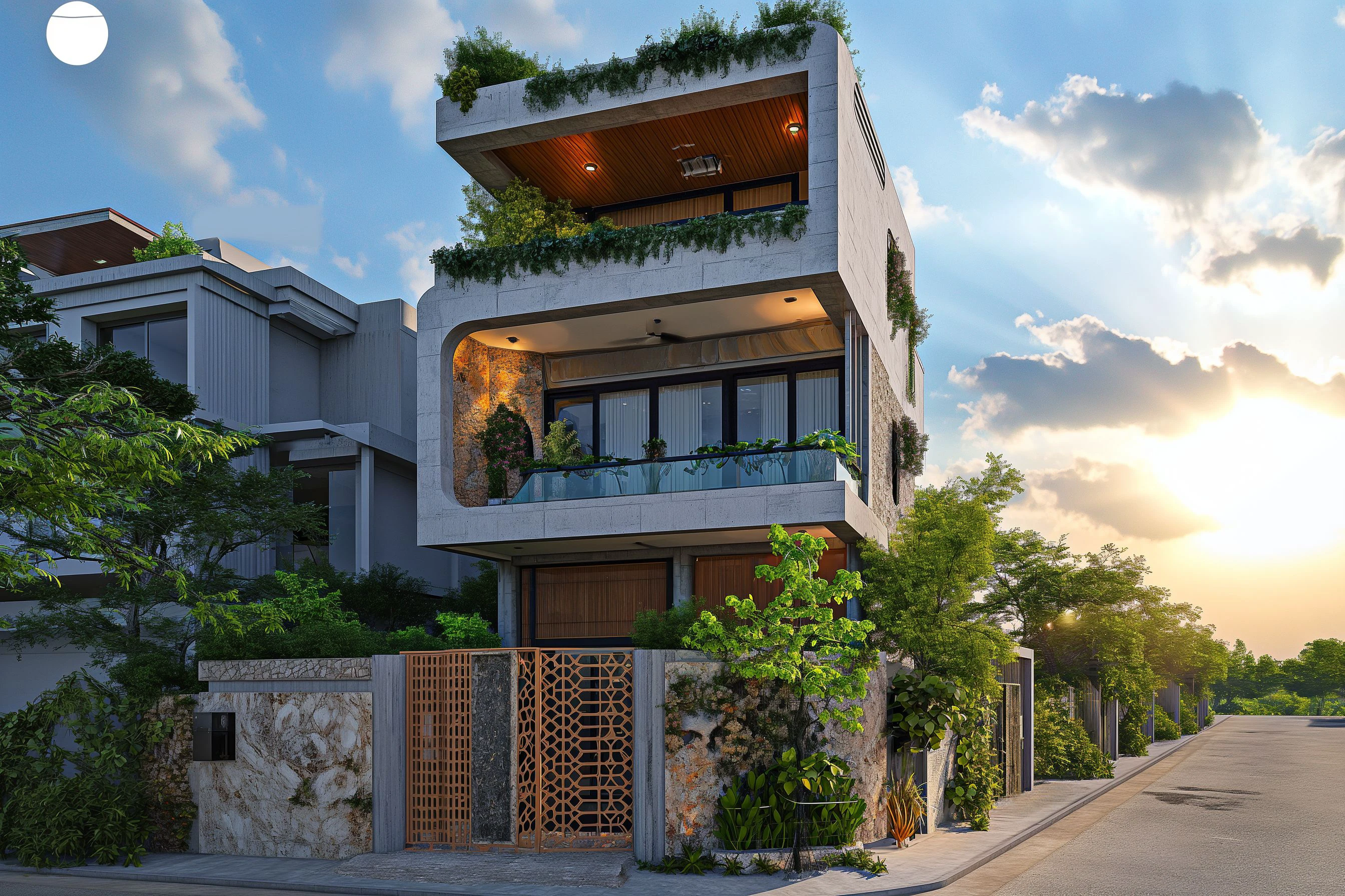 Nhà phố hiện đại