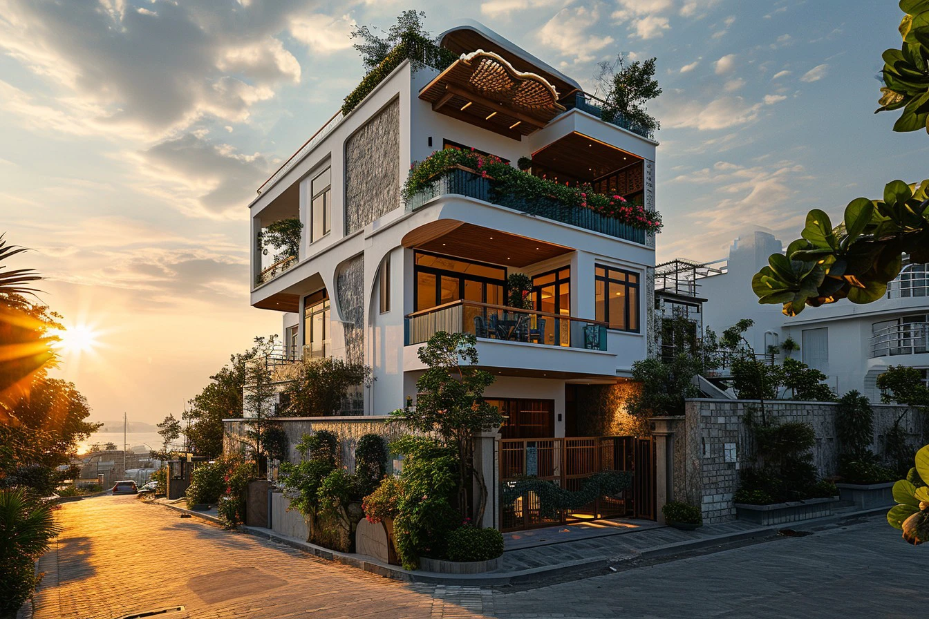 Nhà phố hiện đại
