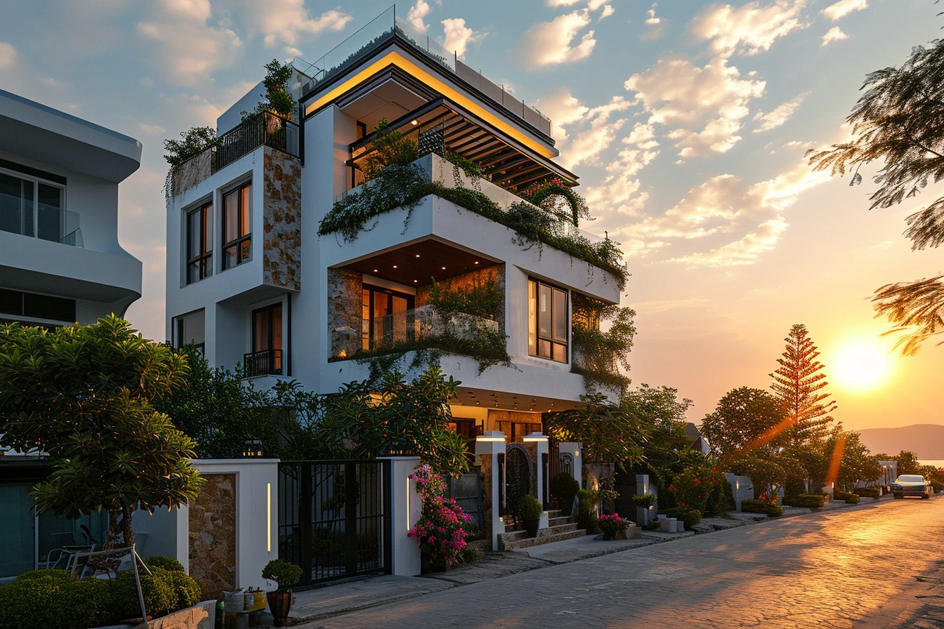 Nhà phố hiện đại