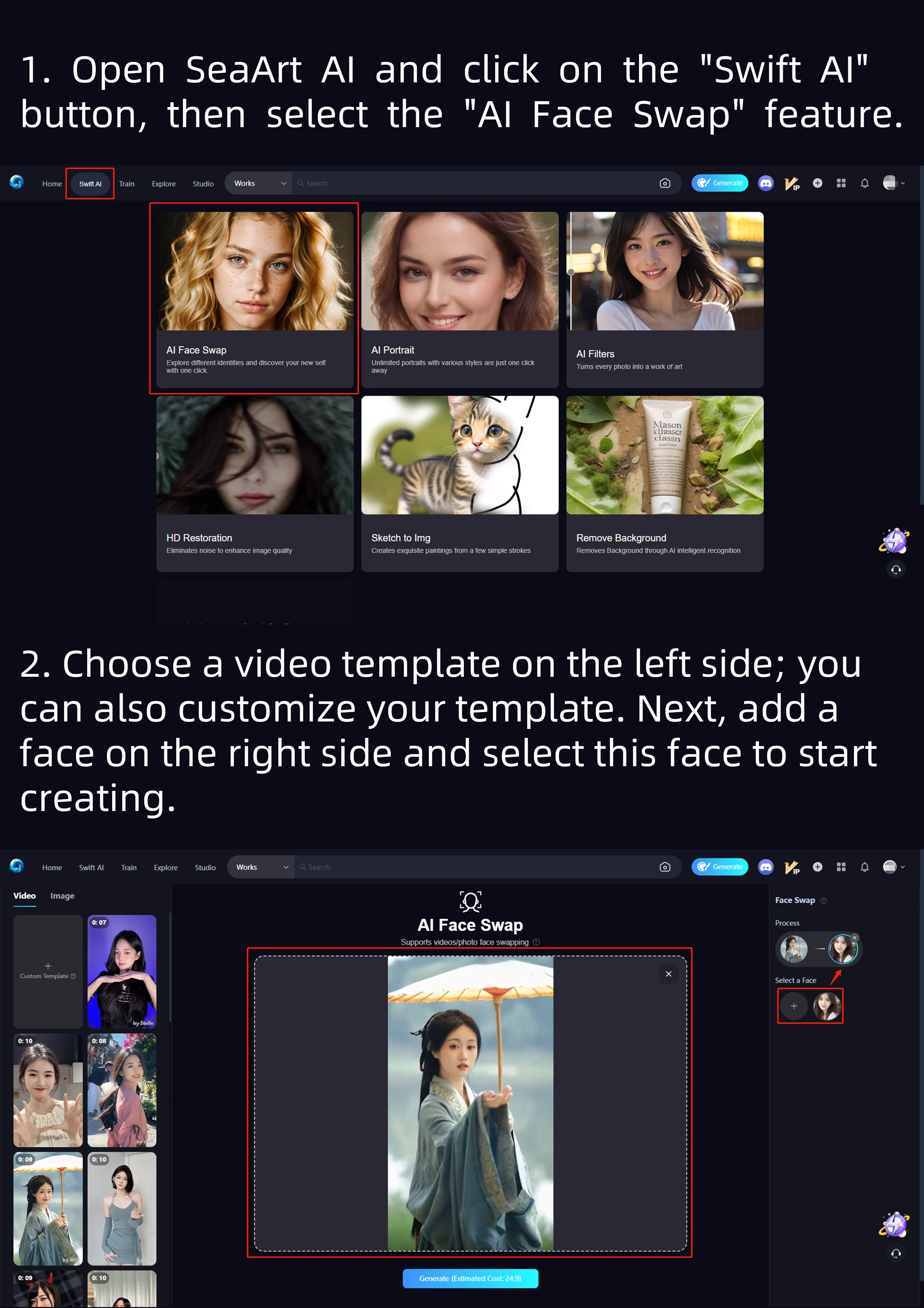 AI Face Swap Tutorial