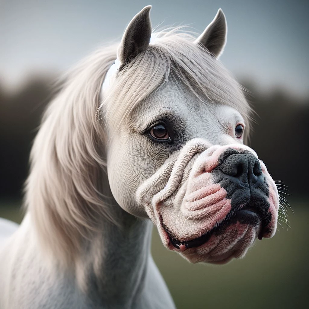 hybrid funny doggy horse