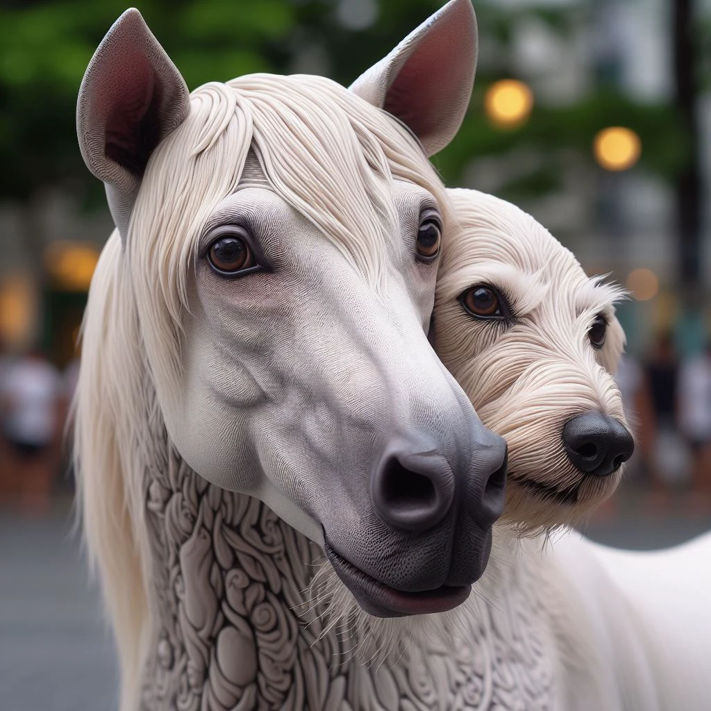 hybrid funny doggy horse