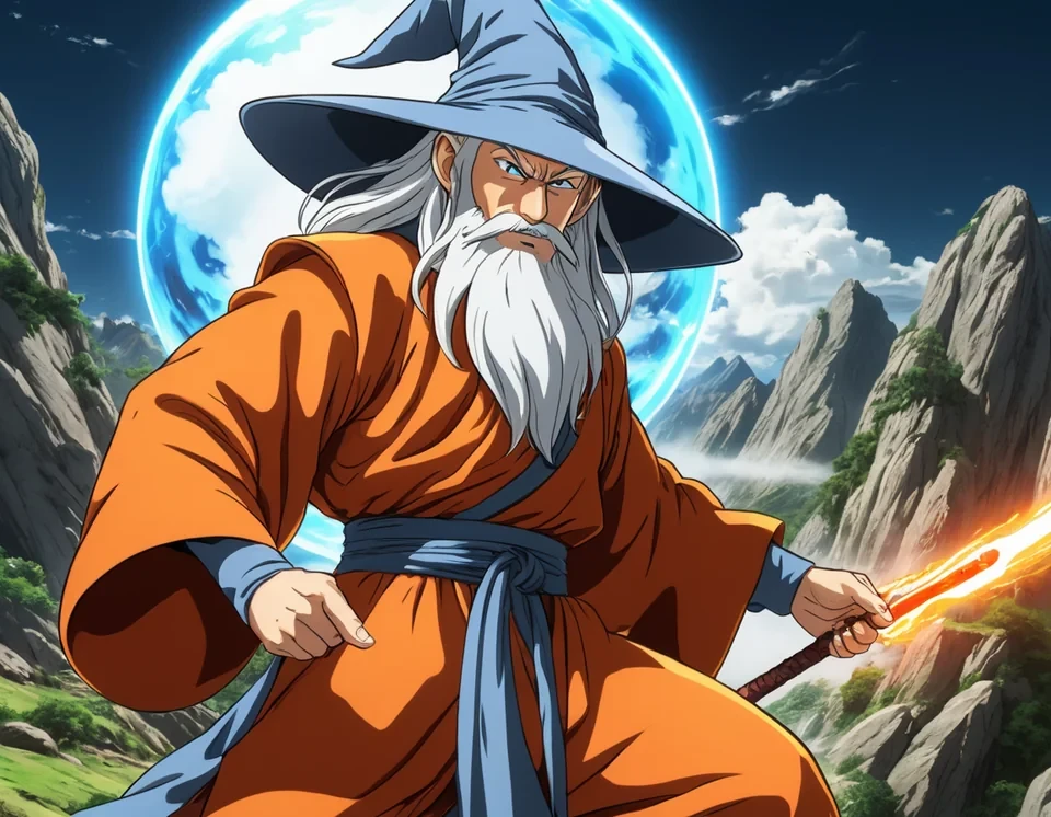 Lord of The Rings but it's Dragonball
