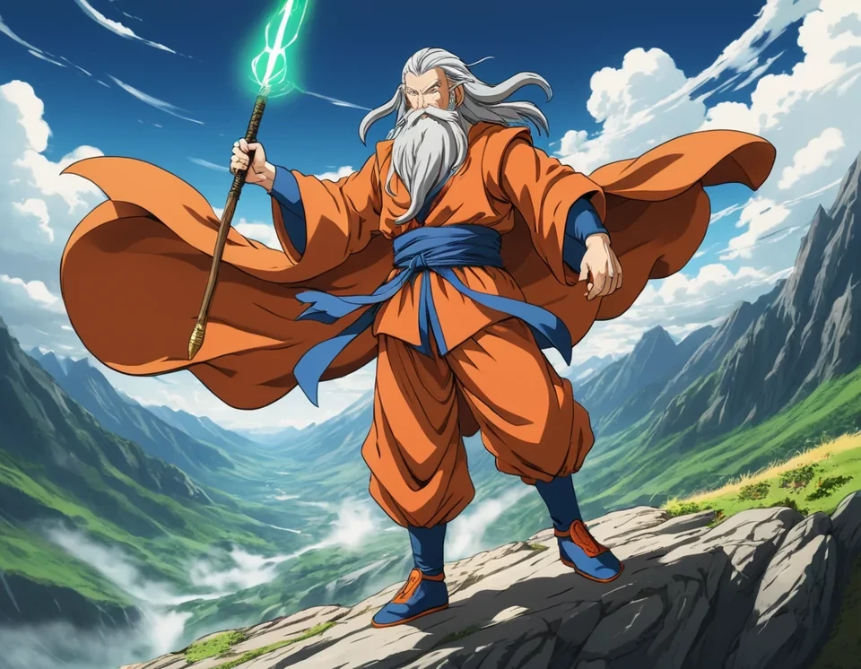 Lord of The Rings but it's Dragonball