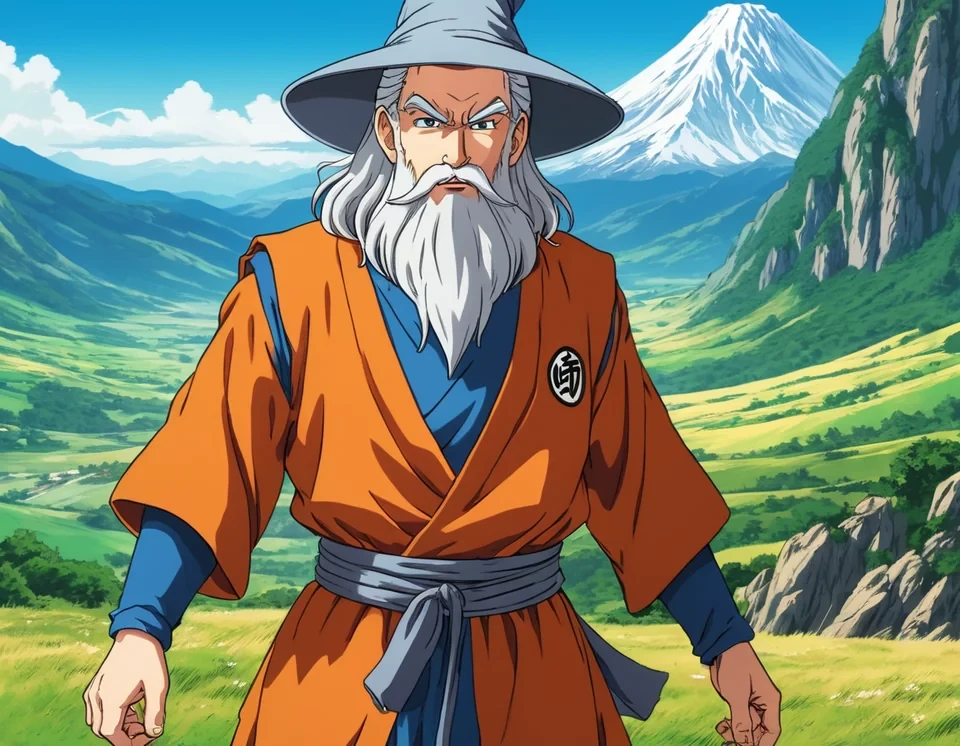Lord of The Rings but it's Dragonball