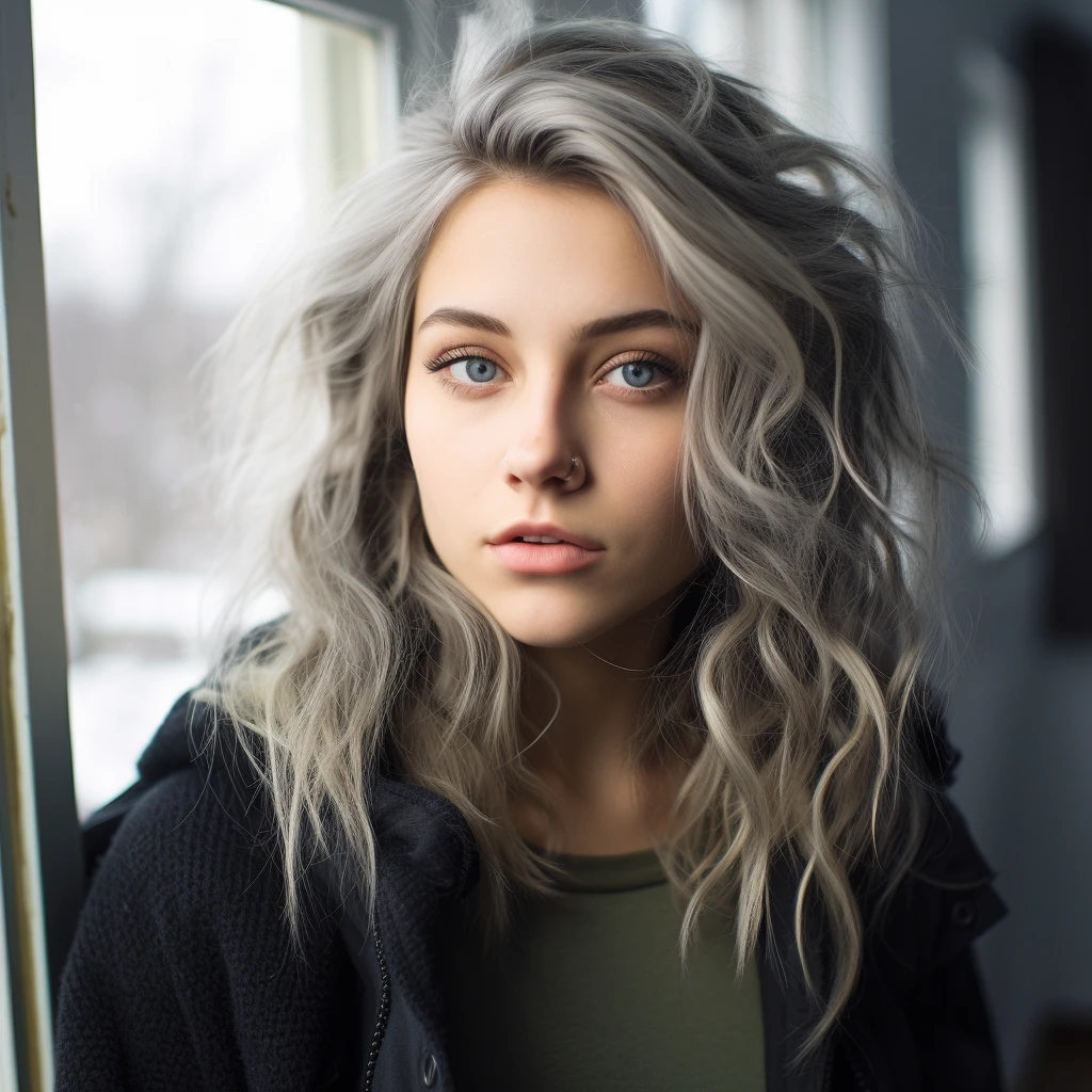 Portrait of 23 years old woman