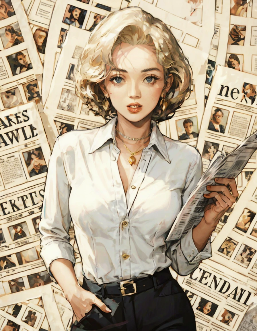 Marilyn Monroe知性美的海报墙-梦露