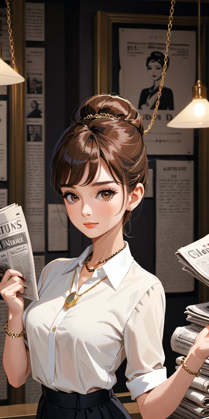 Audrey Hepburn知性美的海报墙-奥黛丽赫本