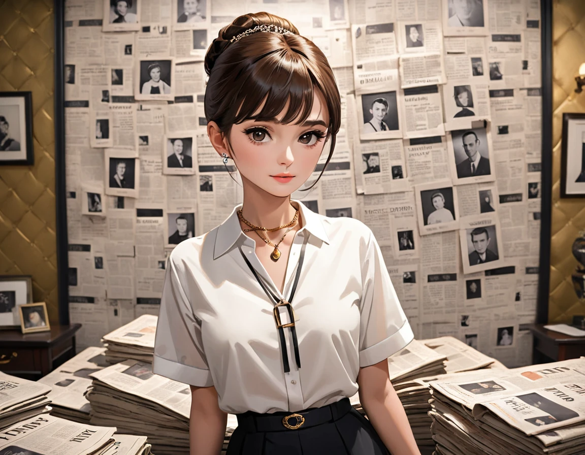 Audrey Hepburn知性美的海报墙-奥黛丽赫本