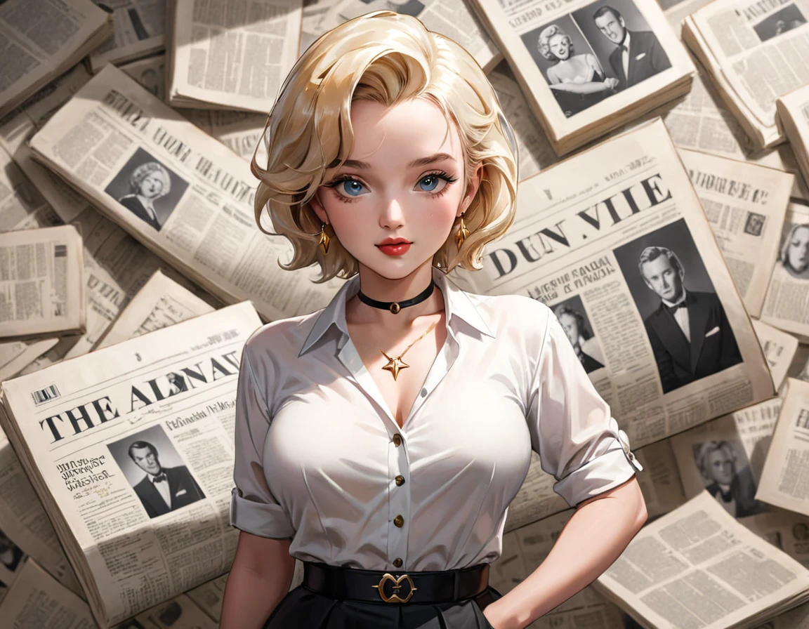 Marilyn Monroe知性美的海报墙-梦露