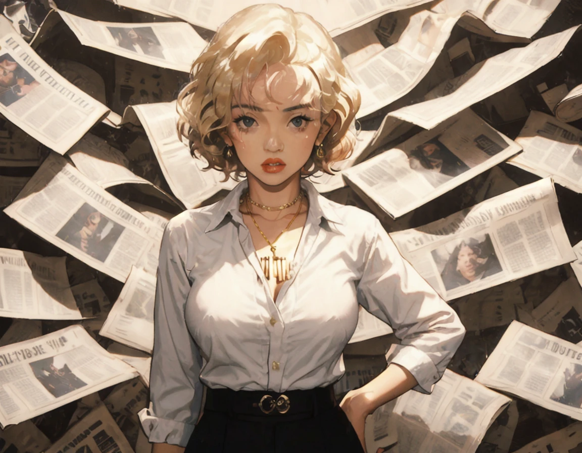 Marilyn Monroe知性美的海报墙-梦露
