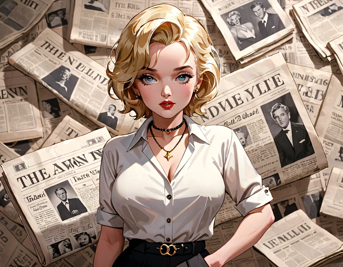 Marilyn Monroe知性美的海报墙-梦露