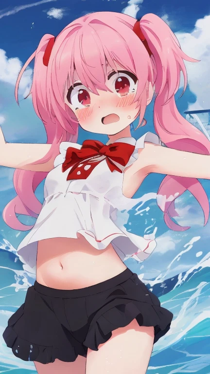 Cute pink twintail swimsuit collection
