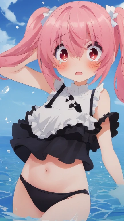Cute pink twintail swimsuit collection
