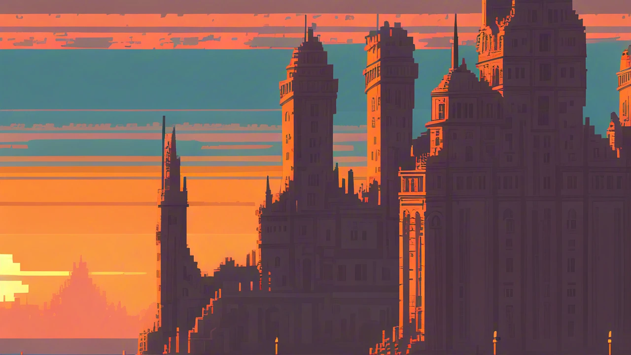 Ancient City at Sunset/日落下的古城/夕日の古都