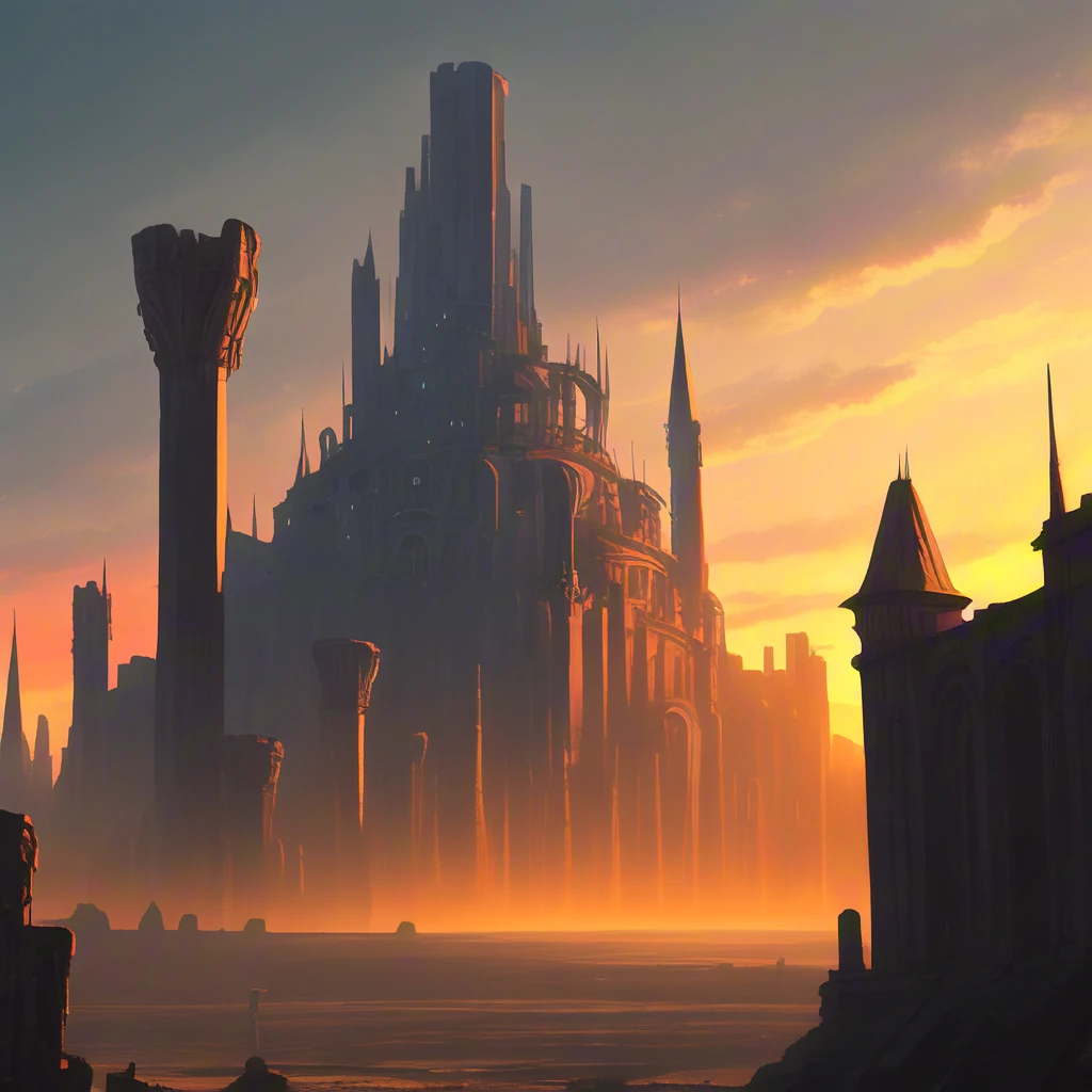Ancient City at Sunset/日落下的古城/夕日の古都