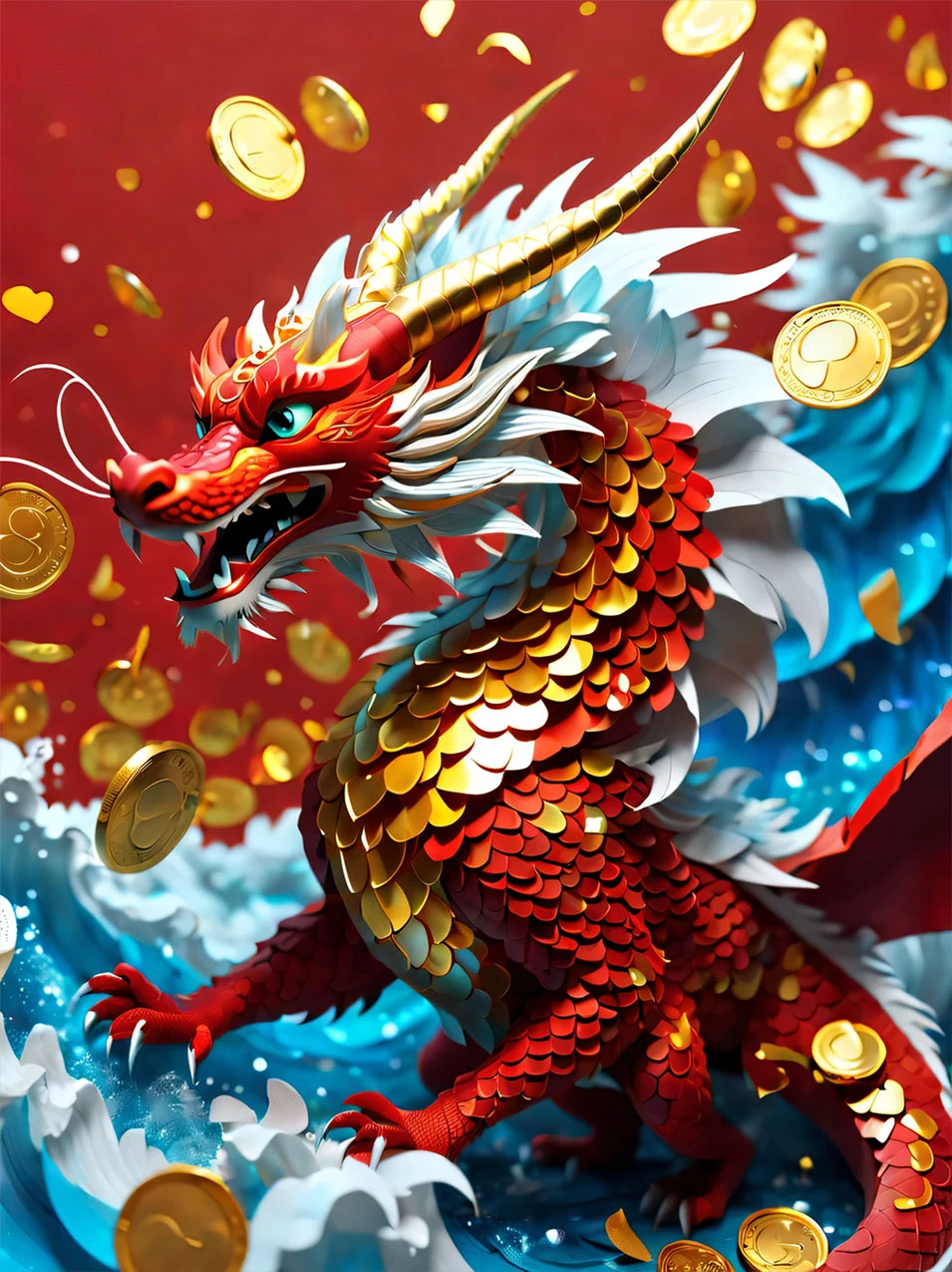 “龙行大运”微信红包--封面（一）