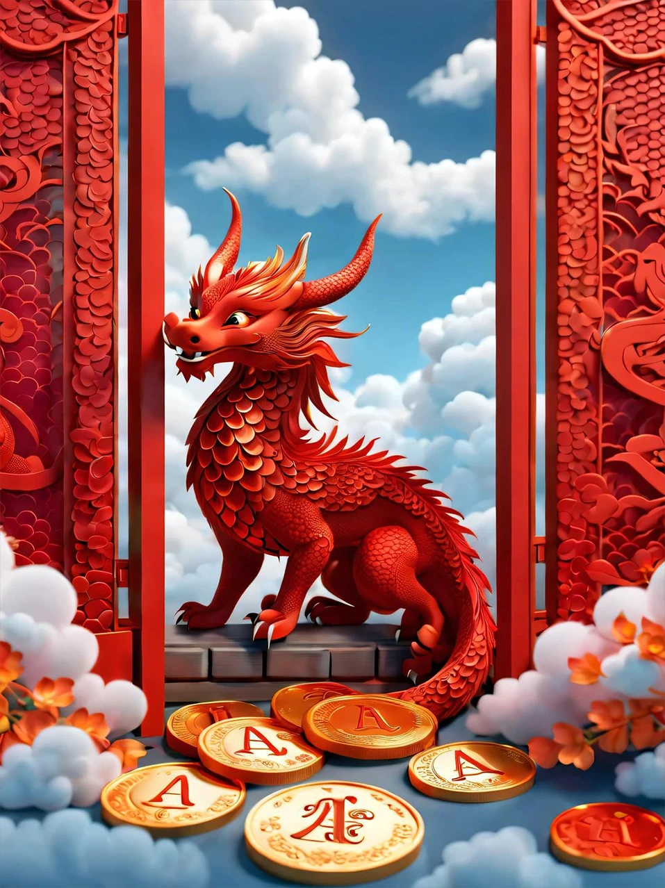 “龙行大运”微信红包--封面（二）