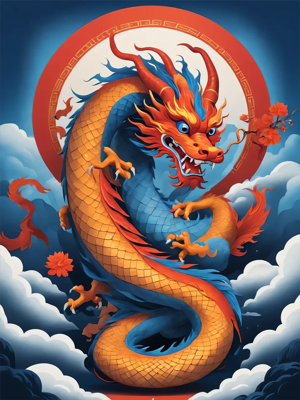 “龙行大运”微信红包--封面（一）