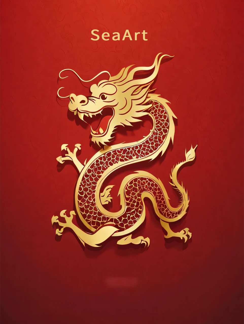 “龙行大运”微信红包--封面（一）