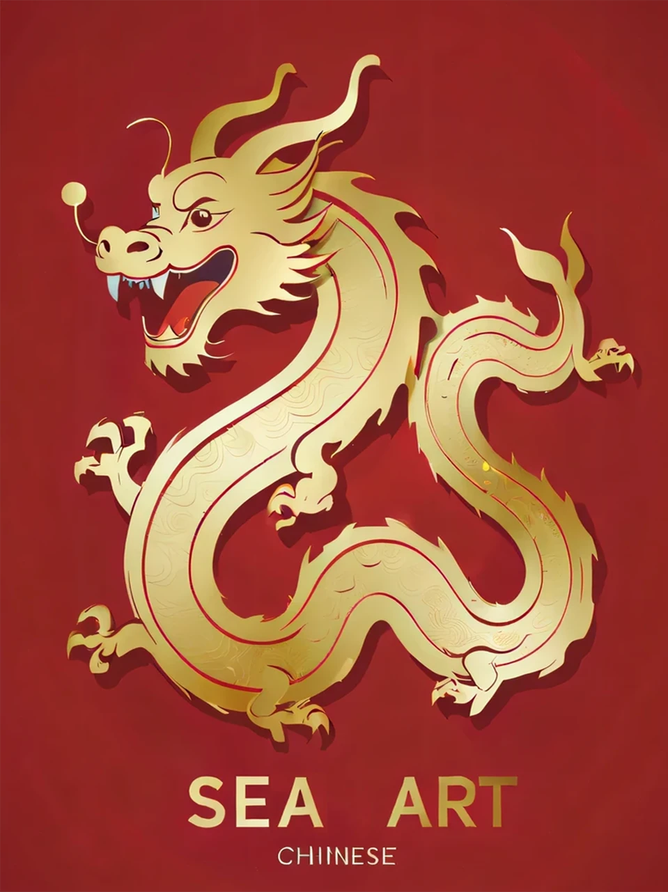 “龙行大运”微信红包--封面（一）