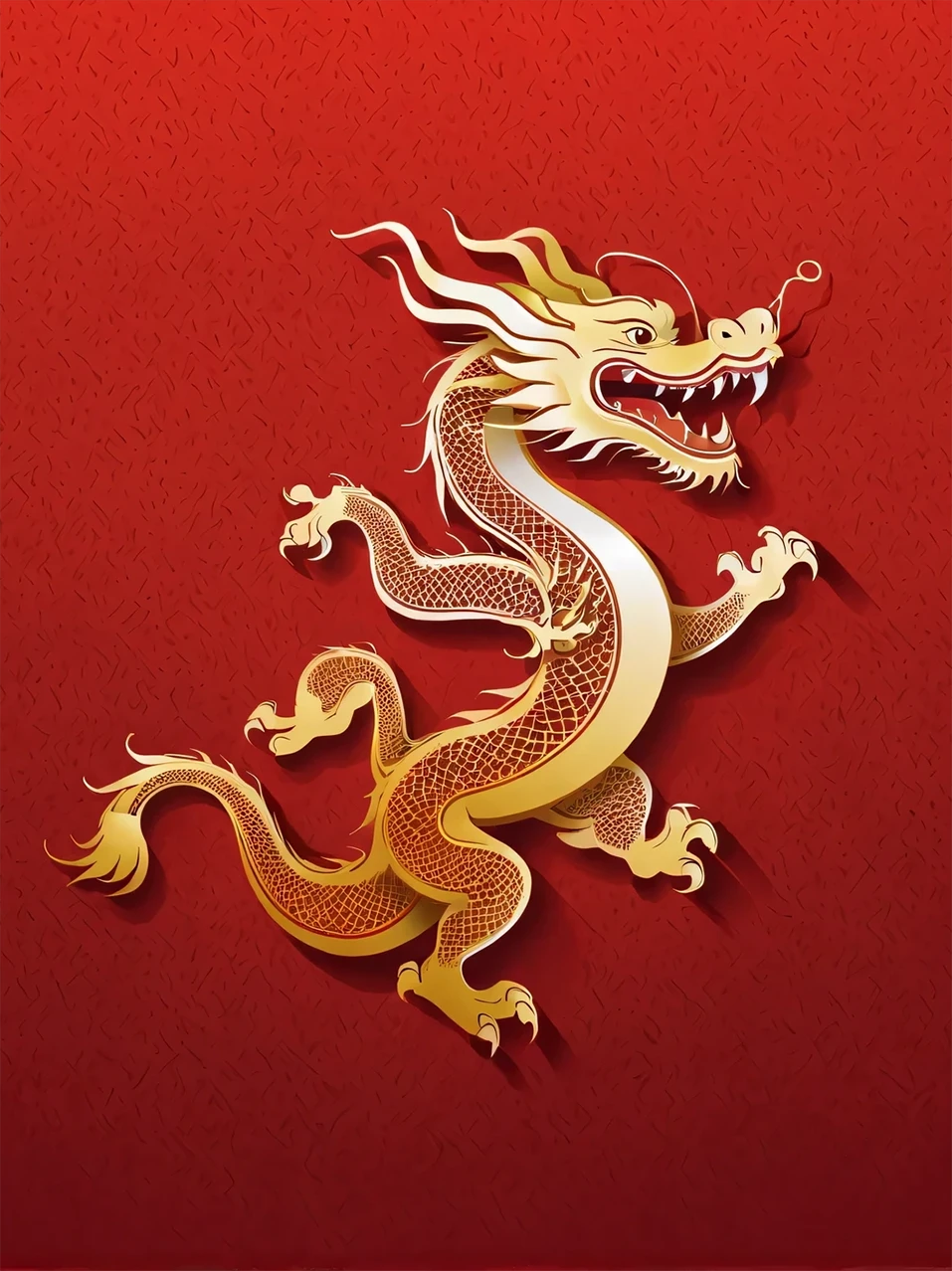 “龙行大运”微信红包--封面（一）