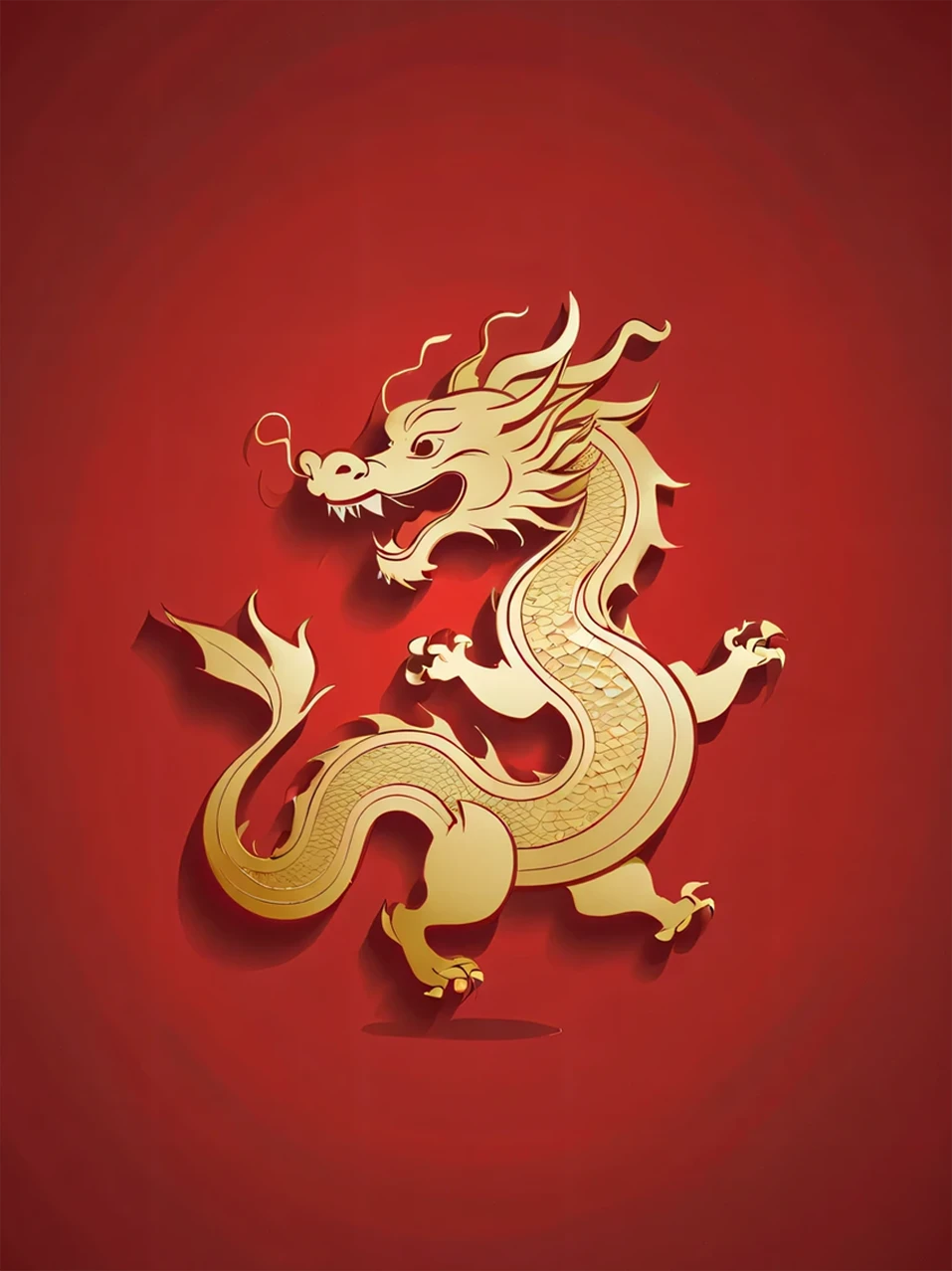 “龙行大运”微信红包--封面（一）