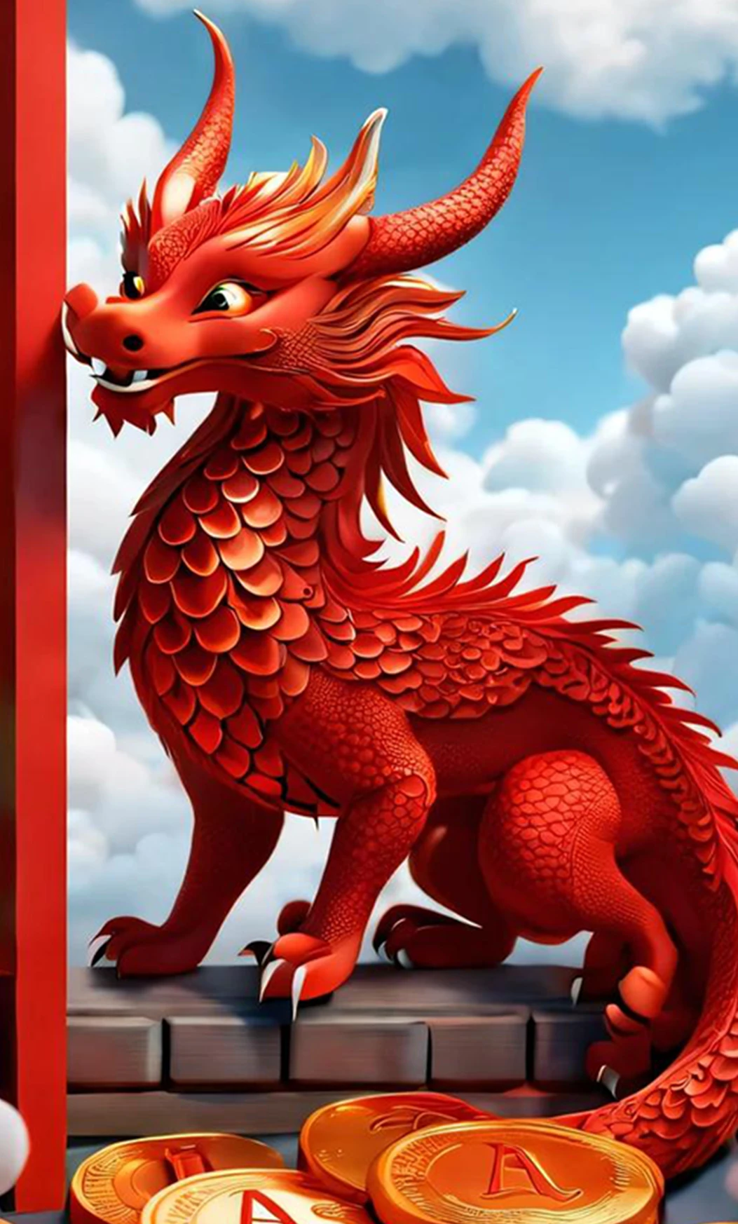 “龙行大运”微信红包--封面挂件（二）