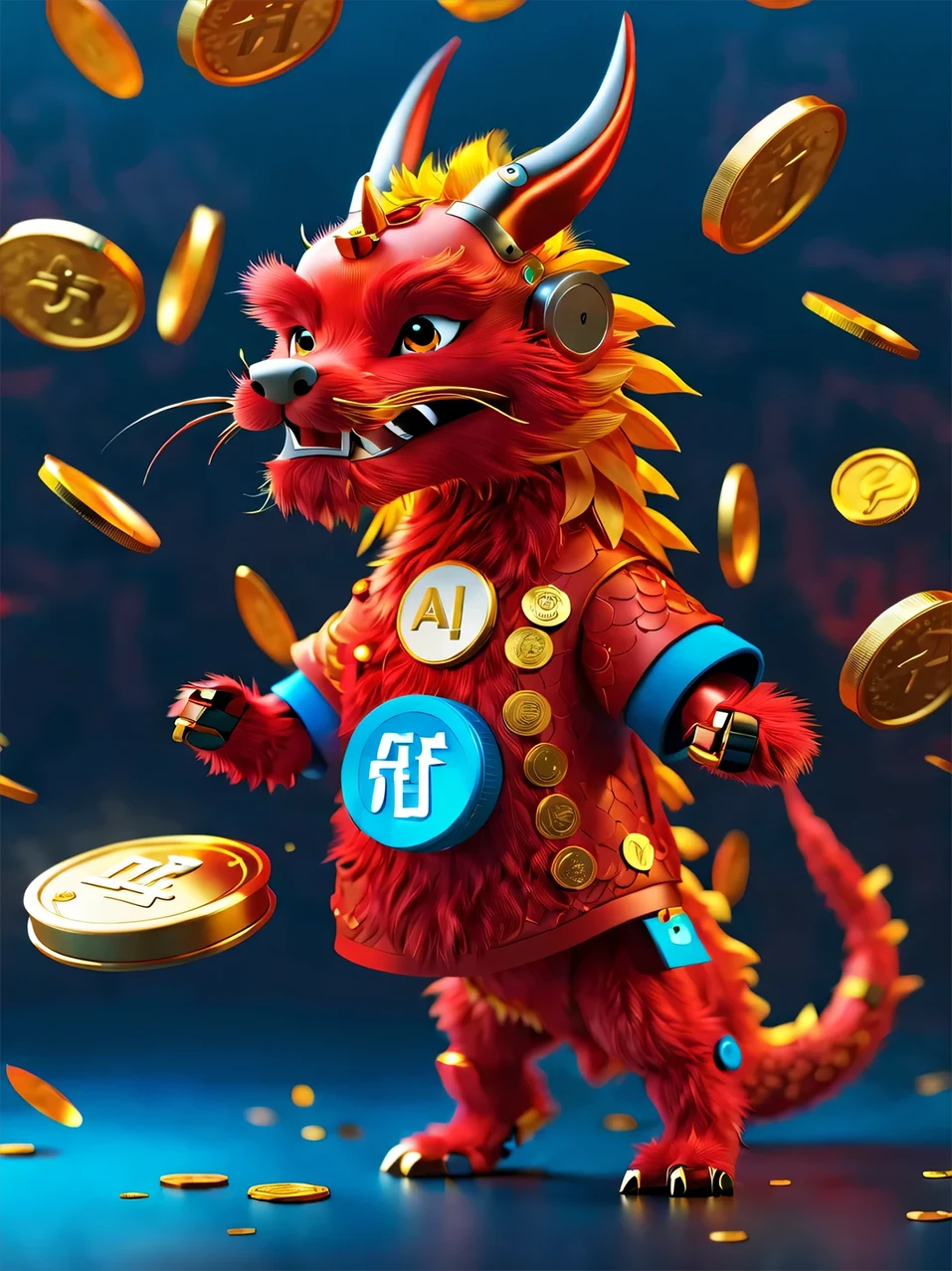 “龙行大运”微信红包--封面（一）