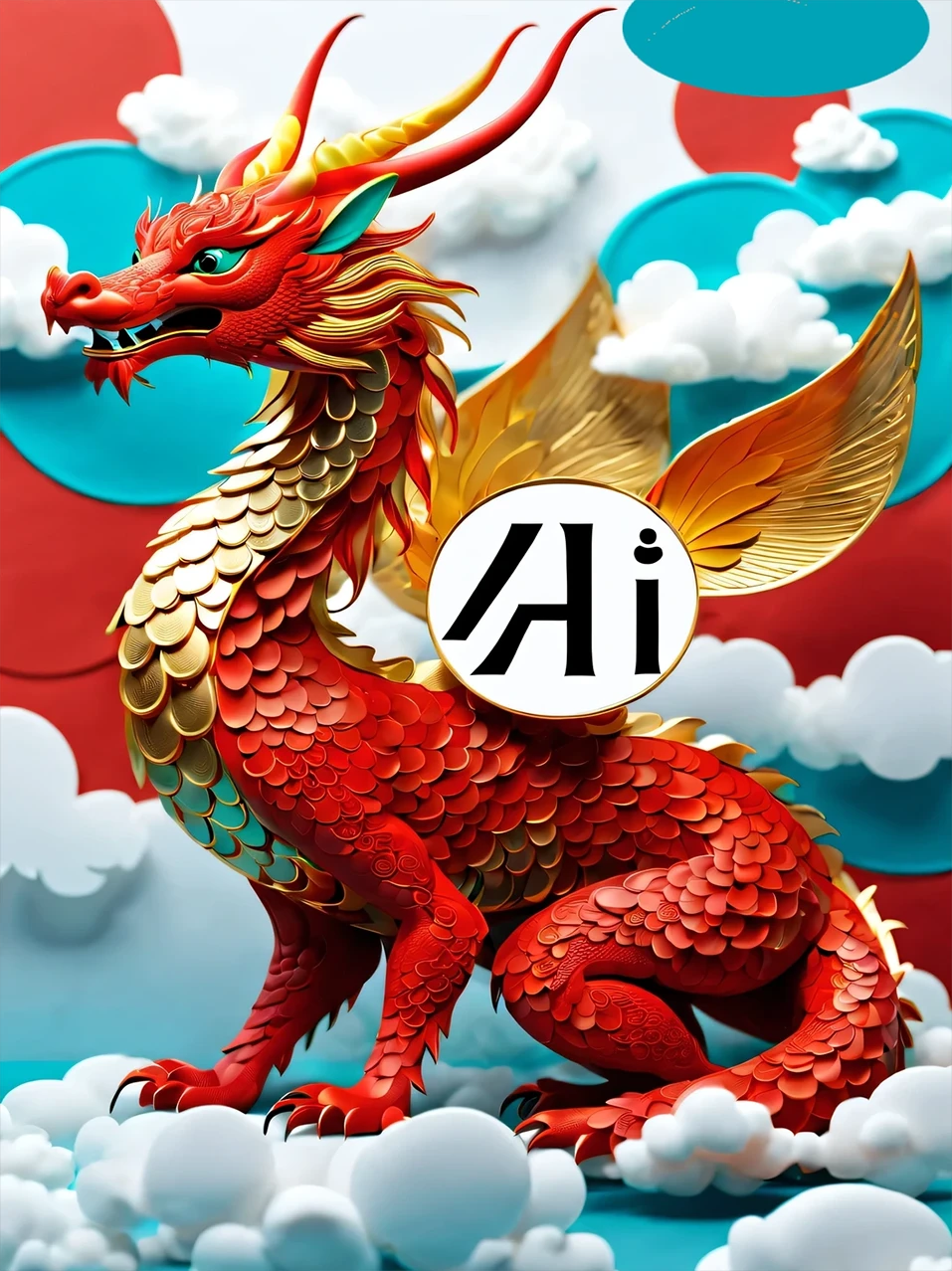 “龙行大运”微信红包--封面（一）
