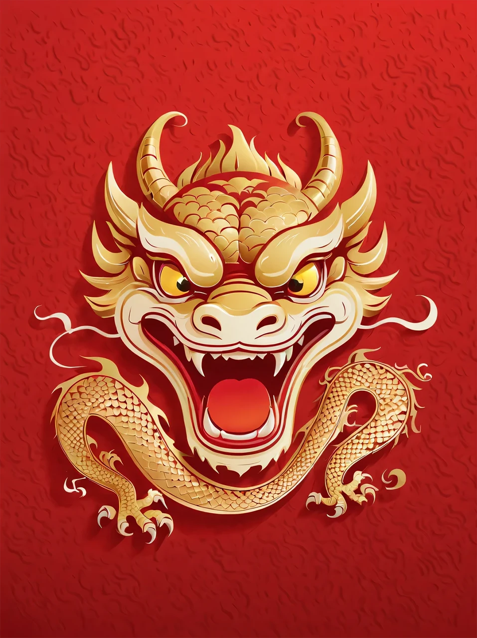 “龙行大运”微信红包--封面（一）