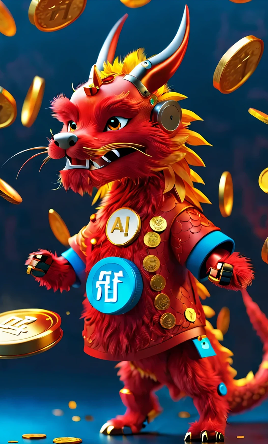 “龙行大运”微信红包--封面挂件（二）
