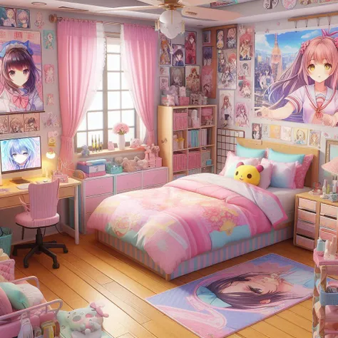 otaku room realistic