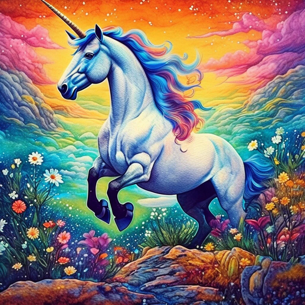 Fantasy Unicorn/幻想中的独角兽/幻想のユニコーン