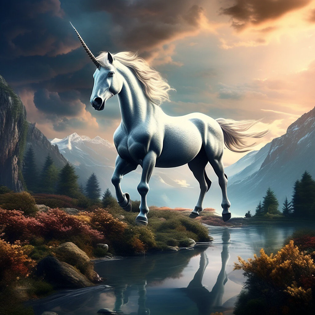 Fantasy Unicorn/幻想中的独角兽/幻想のユニコーン