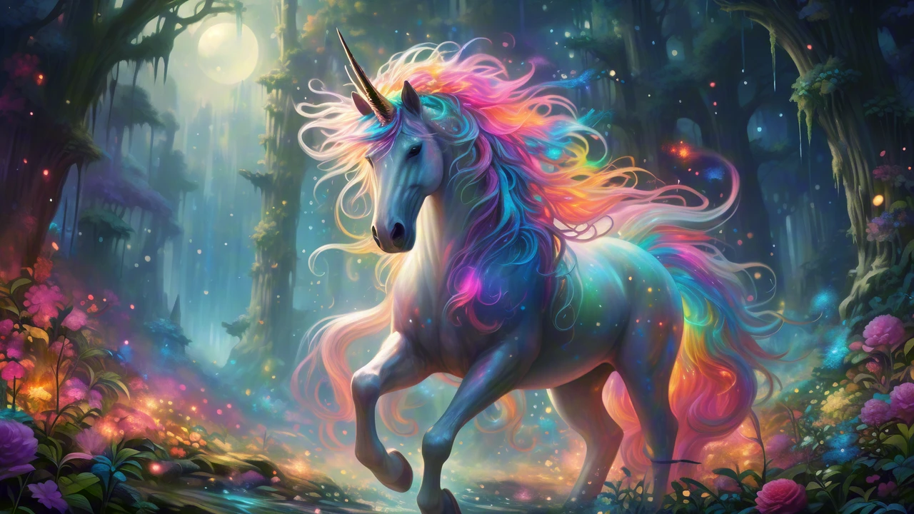 Fantasy Unicorn/幻想中的独角兽/幻想のユニコーン