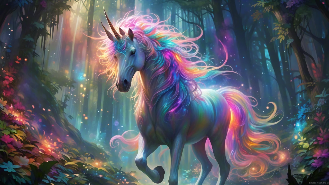 Fantasy Unicorn/幻想中的独角兽/幻想のユニコーン