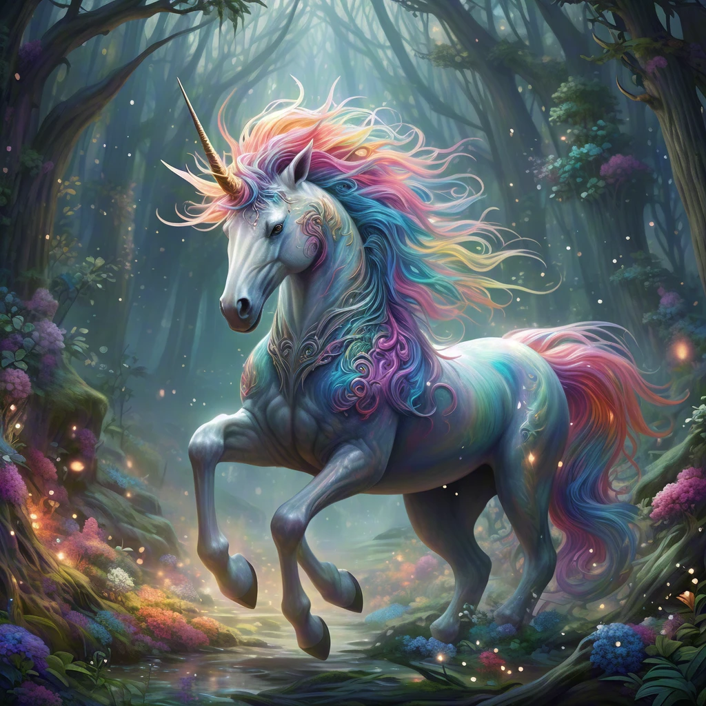 Fantasy Unicorn/幻想中的独角兽/幻想のユニコーン